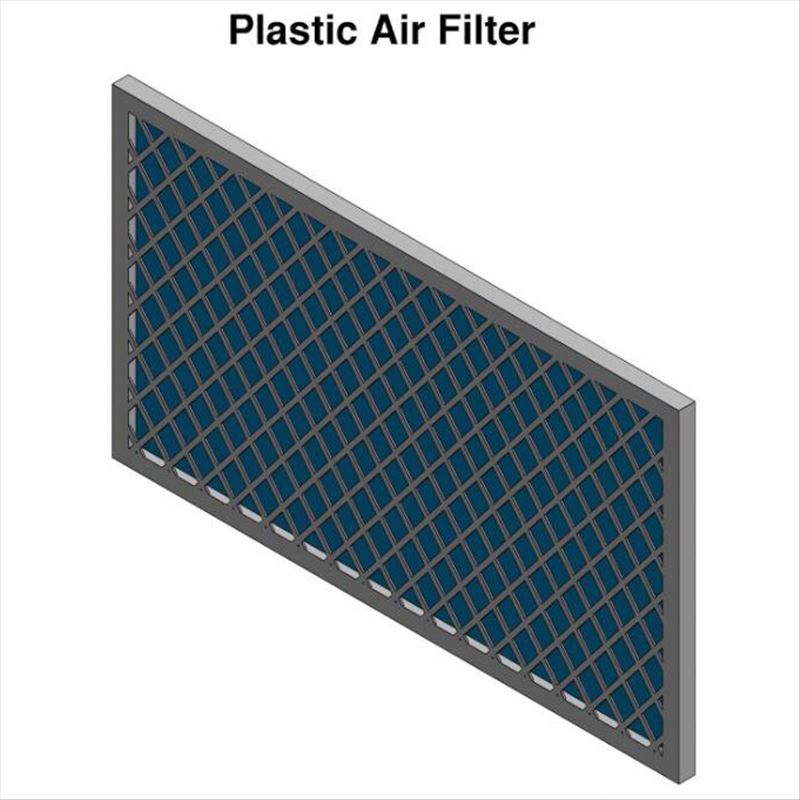 Filtro de aire de plástico
