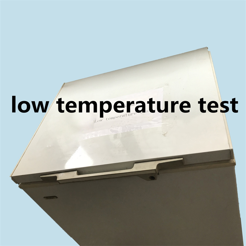 prueba de baja temperatura