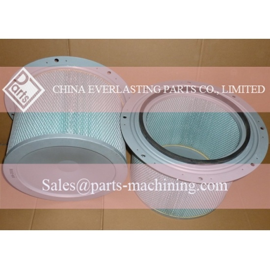 secondary round flange metal air filter element 8N-2556