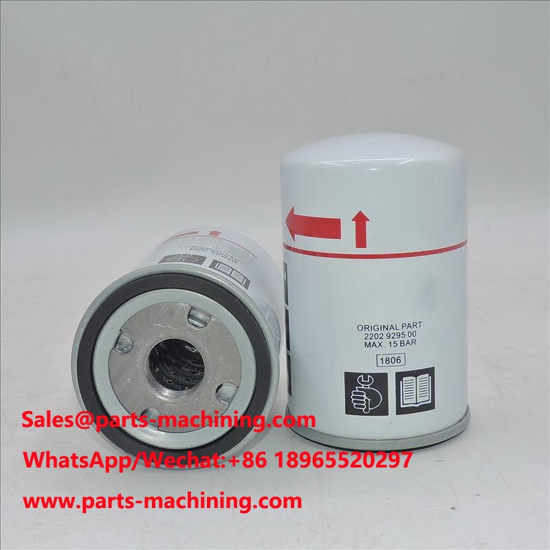 filtro de aceite del compresor de aire atlas copco 2202929500 2202929550
