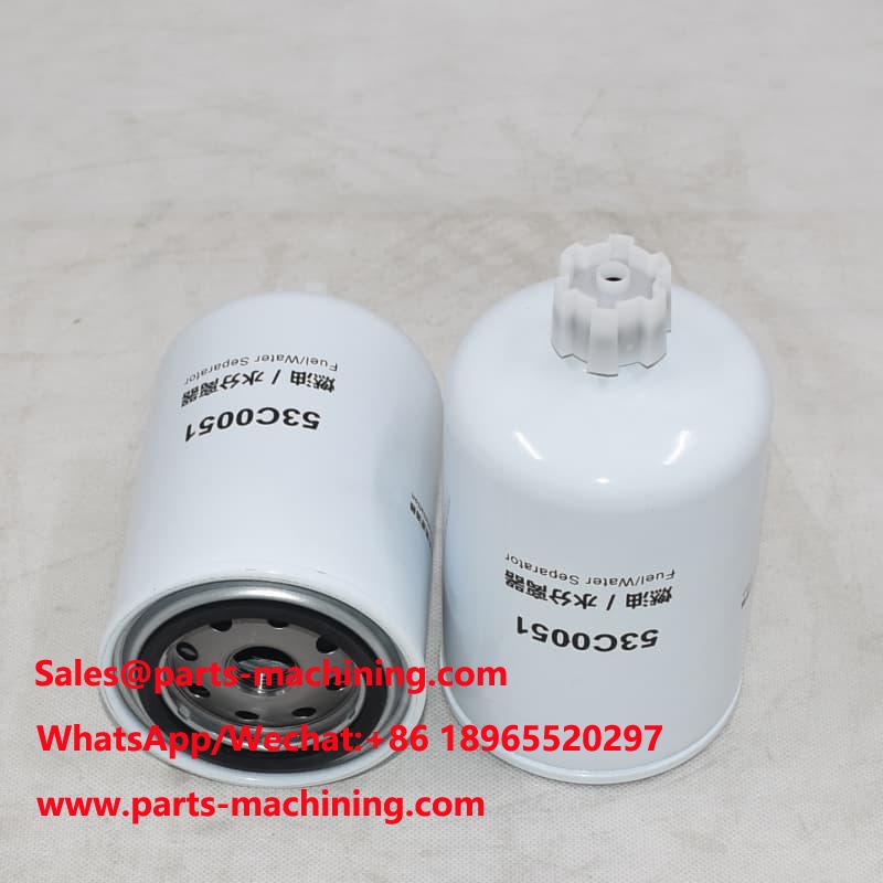Filtro separador de agua y combustible 53C0051 para excavadora
